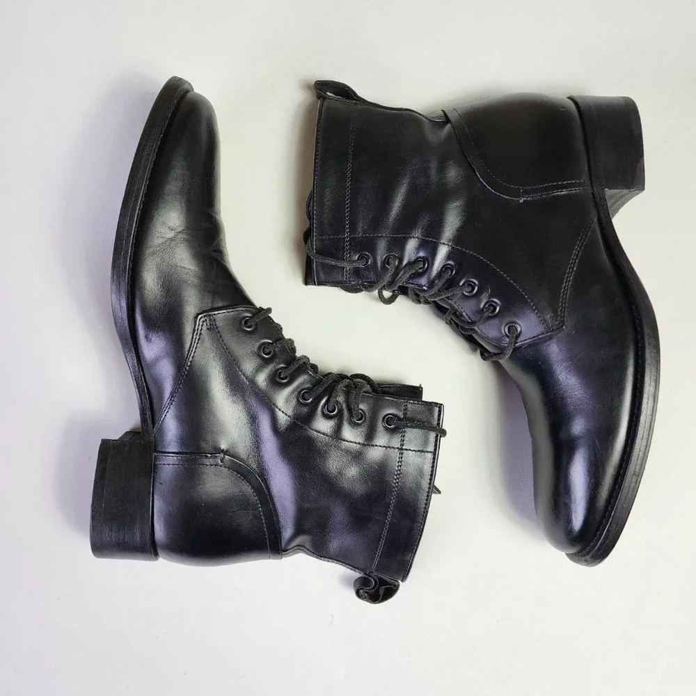 Buttero B1101 Black Leather Ankle Boots Made in Italy 41.5 - Picture 5 of 15